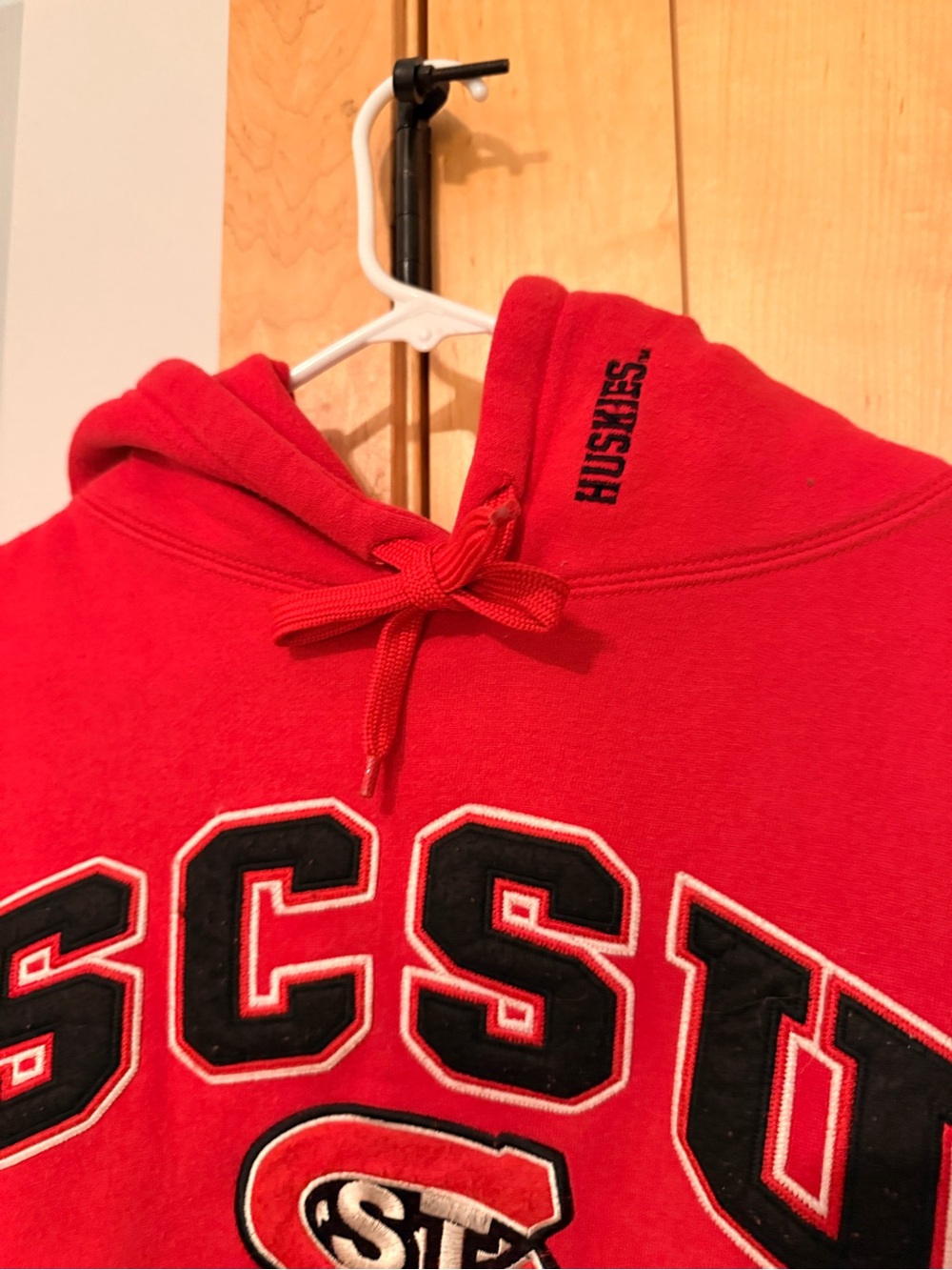 SCSU Red Hooded Pullover Sweatshirt - Picture 3 of 7